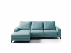 RUBI Chaise Longue Fija Izquierda Azul