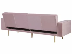 Sofá Cama De Terciopelo Rosa VISNES -Conforama Tienda de ventas 9a7f3e3f6e4a4273b6e98fca4ad90772920360ea d16f898fc99b4c95910d3dadad9e6151