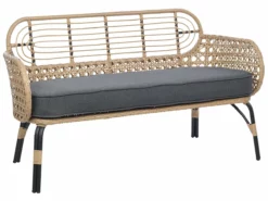 Sofá 2 Plazas De Ratán Beige/gris Grafito/natural PRATELLO -Conforama Tienda de ventas 9b39c01db7bb28537315ca35a872d881f41c37b5 e4793f2fd6b24e9da6bfe3ba01a6f168