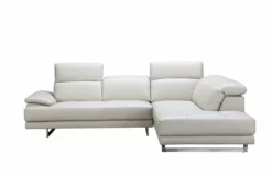 Rinconera Derecha De Piel PARÍS Color Blanco