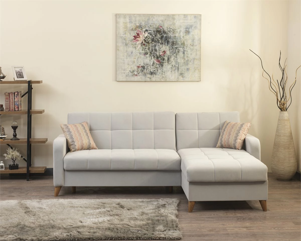 Chaise Longue Convertible En Cama LIKA Color Gris 2 Chaise Longue Convertible En Cama LIKA Color Gris - Imagen 2