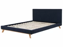 Cama Con Somier De Chenilla Azul Oscuro/madera Clara 180 X 200 Cm TALENCE -Conforama Tienda de ventas 9cf82a02291ada0c83ff991fe9e750d7066ce2e2 7a356871a7364f00871f236183c37172