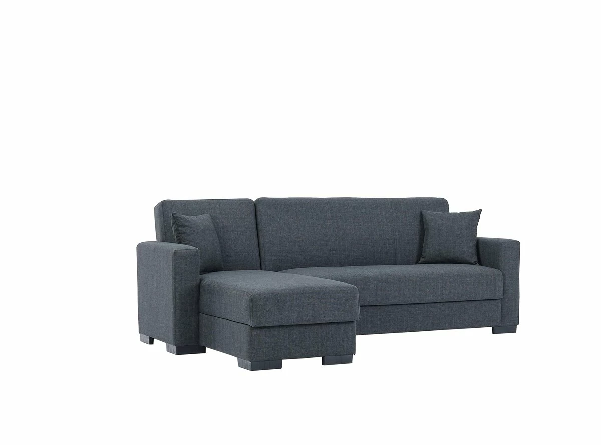 Chaise Longue ANGELO Cama Reversible Color Gris 3 Chaise Longue ANGELO Cama Reversible Color Gris - Imagen 3
