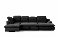 Rinconera Con CamaISONA Tela Color Antracita Izquierdo