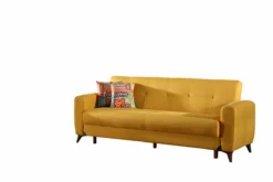 Sofá Cama DORIAN De Tela ColorAmarillo -Conforama Tienda de ventas a4ef88e9dd0703a97ae4e499119e8e184dd7a6bb 400970 03