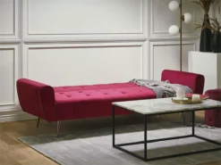 Sofá Cama De Terciopelo Borgoña SELNES -Conforama Tienda de ventas a4f143361b2a909c1938b0912c473894b4c0e860 9dfab32630344295b18753b0f2c03896