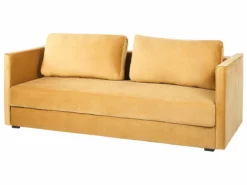 Sofá Cama 3 Plazas De Terciopelo Amarillo Mostaza EKSJO -Conforama Tienda de ventas a636d375710cad97fa34b388288c21c2125673a3 77e1a8df250647ac8c264c703d826435