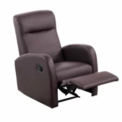 Sillón Relax Home Símil Piel Chocolate 97x70x77 Cm