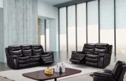 Sofá Relax 3 Plazas De Piel EDWARD Negro -Conforama Tienda de ventas a8ef80ffe1c2c720abb95f632fb3c77b5d28e04e 387180 3