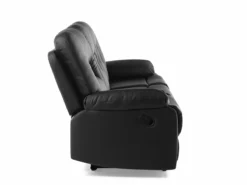 Sofá 3 Plazas Reclinable De Piel Sintética Negra BERGEN -Conforama Tienda de ventas a955842f2f332f30015ead8d1a4f2ea945db2a0b 4d29484332bb4e92ac079fb7084b99a9