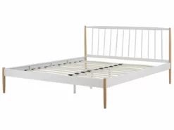 Cama Con Somier De Metal Blanco/madera Clara 180 X 200 Cm MAURS 14 Cama Con Somier De Metal Blanco/madera Clara 180 X 200 Cm MAURS -Conforama Tienda de ventas a9fc4afc56677404e100faab2f155f8a47def814 52e6ced4266144dd939c87d2c75110a5