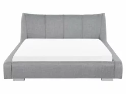 Cama Con Somier De Poliéster Gris Claro/plateado 160 X 200 Cm NANTES -Conforama Tienda de ventas aa052d6cfa546eac7875de61286d40a7ff60fc48 544a3e471be144d0b8413548c7f1e970