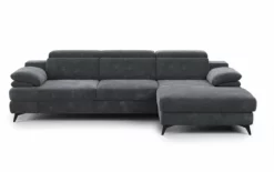 Chaise Longue Con Cama TITUS Derecha Antracita