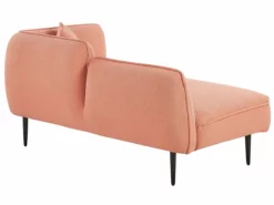 Chaise Longue De Poliéster Rosa Melocotón/negro CHEVANNES -Conforama Tienda de ventas ac932d145574039735b9f34626c21498b94dbd49 a31dfa36b0114d77bceafd85754228b6