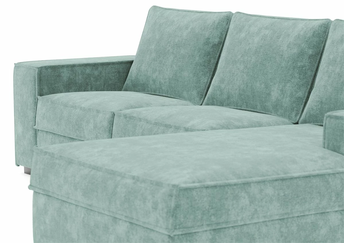 Chaise Longue Convertible En Cama AZZURO Derecha Verde 5 Chaise Longue Convertible En Cama AZZURO Derecha Verde - Imagen 5