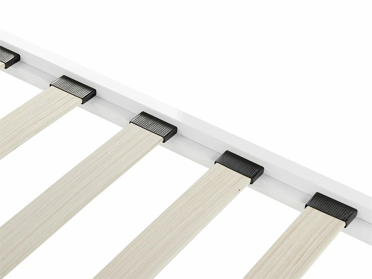 Cama Con Somier De Metal Blanco 180 X 200 Cm CUSSET 7 Cama Con Somier De Metal Blanco 180 X 200 Cm CUSSET - Imagen 7