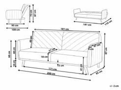 Sofá Cama De Terciopelo Amarillo SENJA -Conforama Tienda de ventas ae062139330ea571a91be04d3f2ef2b35c50bfb3 fa6f8ef60df842d8ba0fd4d510b9be9f