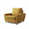 Sillón CHIEW En Tela, Color Amarillo