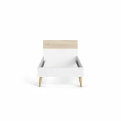 Cama 90x200 DELTA Blanco Y Roble Patinado -Conforama Tienda de ventas aef25a8fef7bdf122b7fa5d76560e71f06fa7093 760667 2