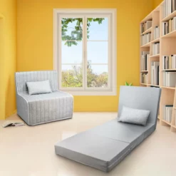 Sofá De Suelo Individual Convertible Gris Sillón Cama Desmontable Colchón Adicional Para Invitados Gridinlux -Conforama Tienda de ventas af56ba46793dfd9bb7e79813abed2088e09a0ab3 aac8c0d7f4ac4feb8aaefa82fe1ce422