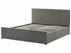 Cama Con Somier De Terciopelo Gris 180 X 200 Cm ROCHEFORT -Conforama Tienda de ventas b0123849ee87474ff4704e1dbbc73d5cba5851dd 232439bbeedf48fbbf28a0676625488d