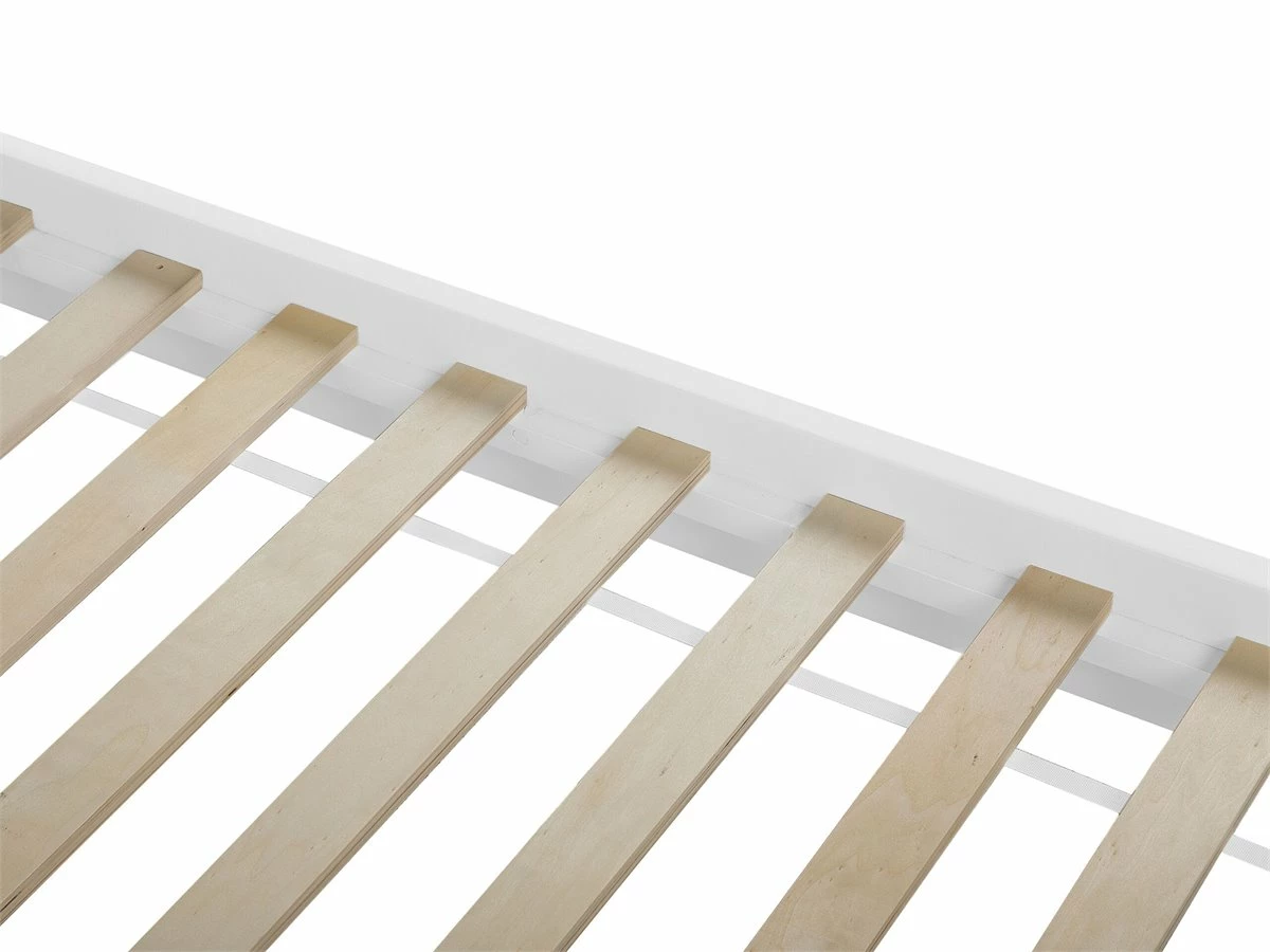 Cama Con Somier De Madera Pino Blanca 160 X 200 Cm GIULIA 7 Cama Con Somier De Madera Pino Blanca 160 X 200 Cm GIULIA - Imagen 7