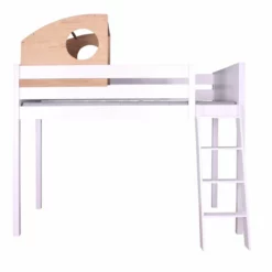 Cama Alta-cabaña De Juegos KASVA 206x98x214 Cm