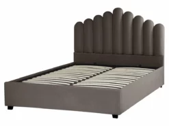 Cama Con Almacenaje De Terciopelo Gris Pardo 160 X 200 Cm VINCENNES -Conforama Tienda de ventas b2e1421a4872326fa225e5adc050c5e275dd7831 bafea52846864a5898ced36140126684