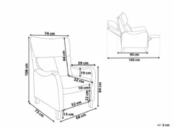 Sillón Reclinable Tapizado En Gris ROYSTON -Conforama Tienda de ventas b48e6f59d0a8ae2d5ea28b09c4fb1c220cf250bf 1028a966e46d4624a52fad4a9e8d0753