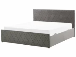 Cama Con Somier De Terciopelo Gris 180 X 200 Cm ROCHEFORT -Conforama Tienda de ventas b52a94fa754a911ac77b1975141505c7f66fb640 1540617660ba4bbbbad601cfdf1c4c22