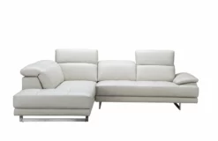 Rinconera Izquierda De Piel PARÍS Color Blanco