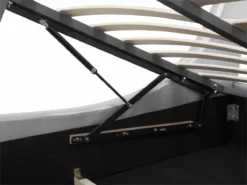 Cama Con Somier De Piel Sintética Plateada 160 X 200 Cm AVIGNON -Conforama Tienda de ventas b68fe4ecd30836370a2e14e3108aa3193dfc3f8d 883d3f03ca2b41798495dfb4e8c6bf41