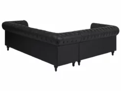 Sofá Esquinero En Piel Sintética Negro Izquierdo CHESTERFIELD -Conforama Tienda de ventas b69320c82b5833379996c3f0eb1feda2ea089ab4 2b4377fe53404731a4688dcf5e784647