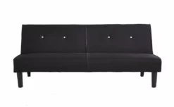 Sofá Convertible En Cama RIO Color Negro