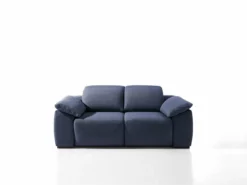 Sofá 3 Plazas AXEL En Tela, Color Azul