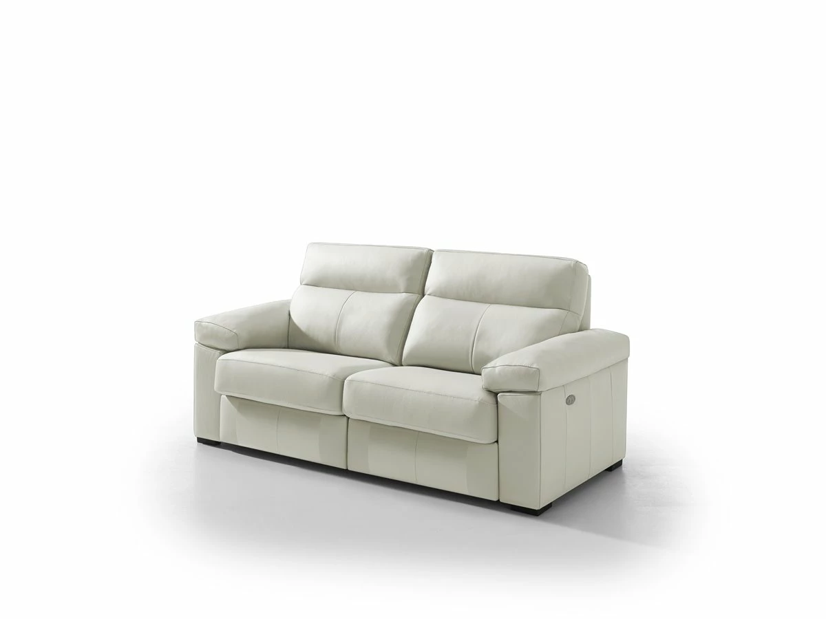 Sofá 3 Plazas 2 Asientos TENOR Color Blanco 2 Sofá 3 Plazas 2 Asientos TENOR Color Blanco - Imagen 2