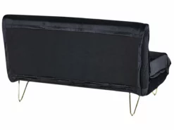 Sofá Cama 2 Plazas De Terciopelo Negro/dorado VESTFOLD -Conforama Tienda de ventas b900acccc414a620417d24658f8d89308e0ac259 46403dde60894adc8b633f216efd5b32