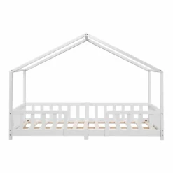 Cama Para Niños Treviolo Forma De Casa Pino 120x200 Cm Blanco Mate [en.casa] -Conforama Tienda de ventas b9b5c33e0a176de8f84c50bbeade40e8bd521515 38f224de311c4bee831b5ebf20d3df26