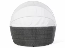 Cama De Exterior De Ratán Gris/blanco Crema SYLT LUX -Conforama Tienda de ventas b9e6e2beb03036f0060530ebb59dc44f3e9d4c92 4f6ff504cc4742898ce7605fe8c68ace