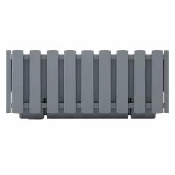 Prosperplast Jardinera Para Balcón BOARDEE FENCYCASE, Dimensiones (mm) 580x180x162, Color Gris Piedra