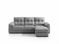 Chaise Longue MIA Color Gris Claro