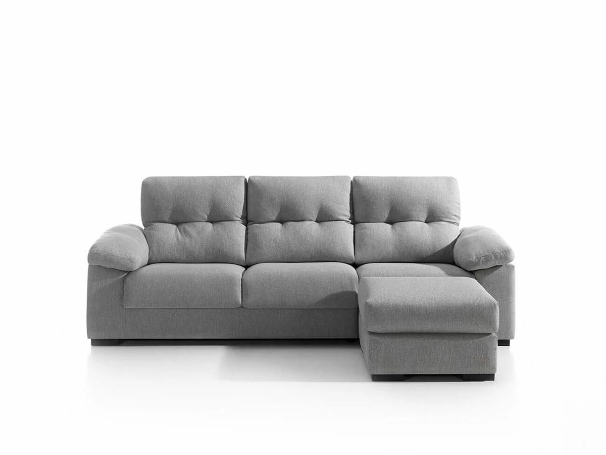 Chaise Longue MIA Color Gris Claro 1 Chaise Longue MIA Color Gris Claro