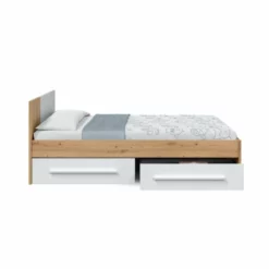 Cama Noa Blanco Mate Y Roble Nodi 41x196X97 Cm -Conforama Tienda de ventas ba5b20c17d6072f470d580f6e83a352aef5cbb80 49dab0c44c714ab7a361a2394a6bcf2f
