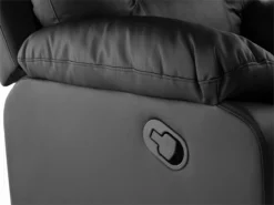 Sofá 3 Plazas Reclinable De Piel Sintética Negra BERGEN -Conforama Tienda de ventas bb2fb1a129c415639185d479e3aefa8f6b79b21c f5e60a6cd37b49fb943aa9d9cef98c3b