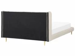 Cama Con Somier De Terciopelo Beige/dorado 180 X 200 Cm FORBACH -Conforama Tienda de ventas bd578a16863372a1271cd6a6661cce04dd9afb0d 66fd7930f4ca440ea4c18515d302aac1