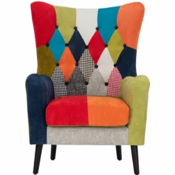 CIRCO SILLÓN ESTAMPADO PATCHWORK