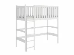 Litera Loft Laura Cama Flotante Individual 90x190 Cm Blanco