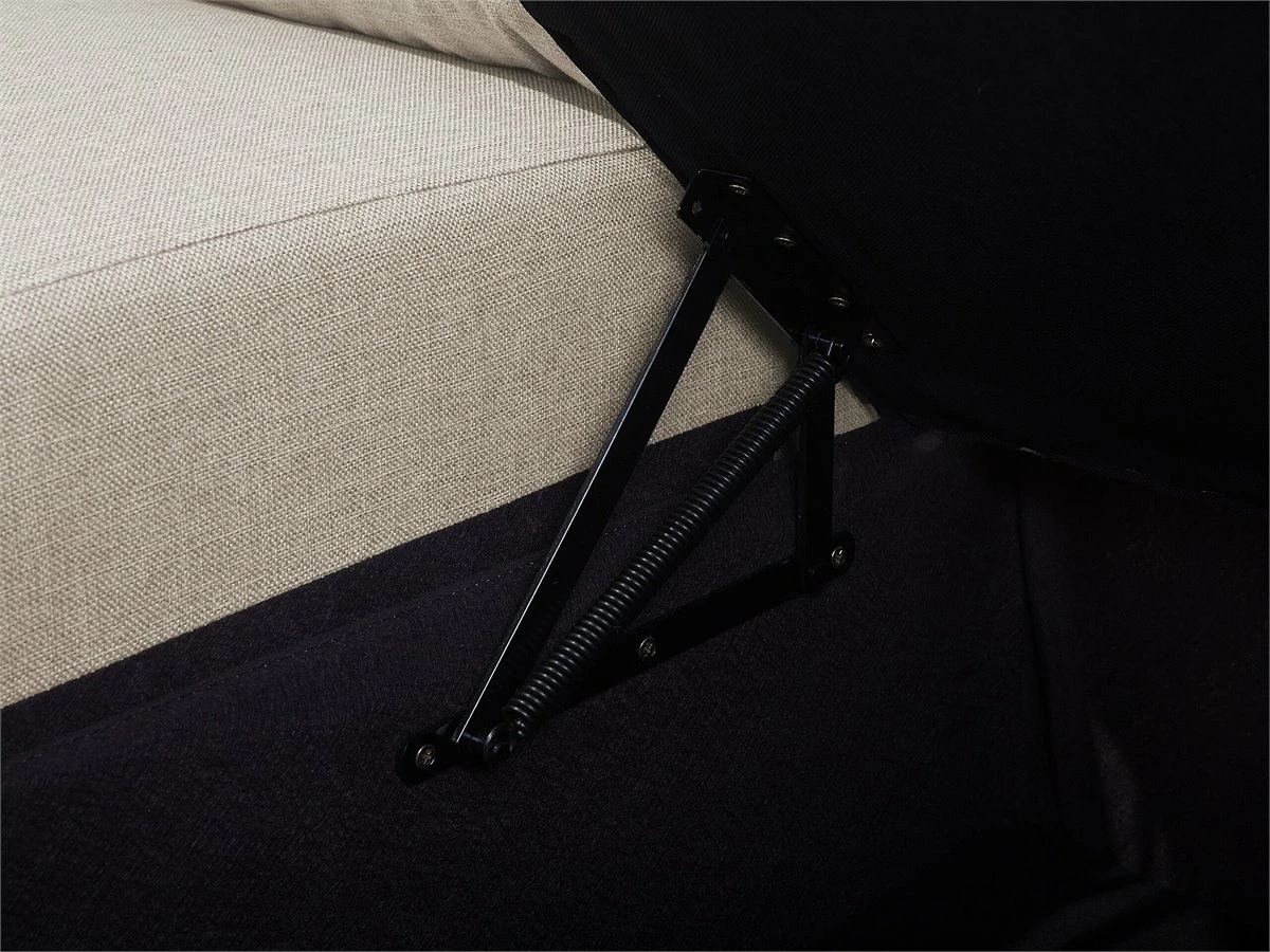 Sofá Cama Esquinero Tapizado Beige KARRABO 11 Sofá Cama Esquinero Tapizado Beige KARRABO - Imagen 11