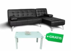 Oferta: Sofa Cama Chaise Longue XS + Mesa De Centro Gratis