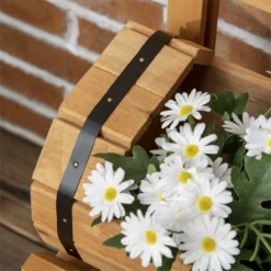 Outsunny Arriate De Jardín Con Enrejado Tipo Barril Con 2 Macetas Macetero Con Soporte Para Trepadora Cultivos Plantas Flores Para Patio Terraza Balcón 45x45x80 Cm Natural -Conforama Tienda de ventas c052535402917e637b1b60b4183e4c178bebf52e 5cbfe76c8cad4e2b96569faaa1934b70